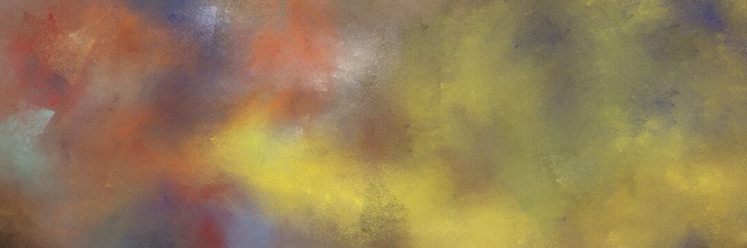 painted old horizontal background header with pastel brown, dark khaki and dark gray color