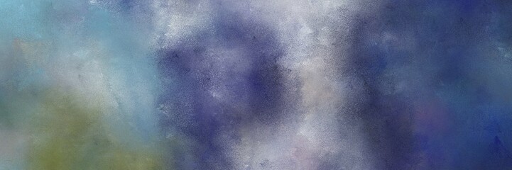 abstract painted art retro horizontal design background  with slate gray, silver and dark slate gray color