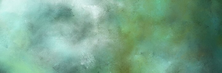 painted decorative horizontal banner background  with light slate gray, powder blue and dark slate gray color