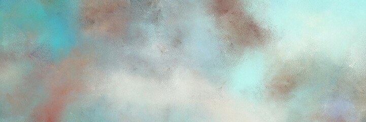 vintage painted art old horizontal header background  with ash gray, cadet blue and light gray color