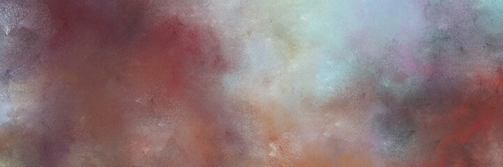 abstract painted art antique horizontal header with old lavender, pastel blue and dark gray color