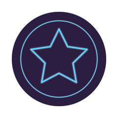 star symbol line style icon