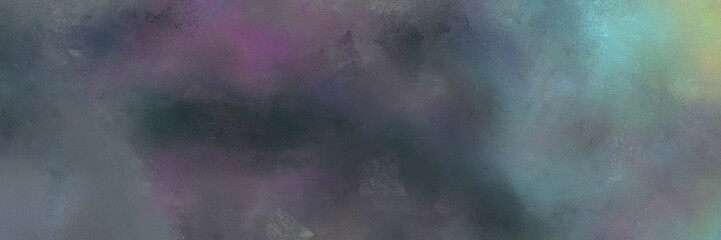 painted antique horizontal background header with dim gray, dark sea green and light slate gray color