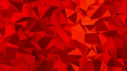 Red polygon abstract background 