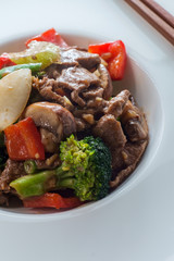 Szechuan Beef Chinese Vegetables