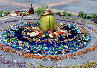 Ritual Chacana or Ceremony in homage to Pachamama (Mother Earth) is an aboriginal ritual of the...