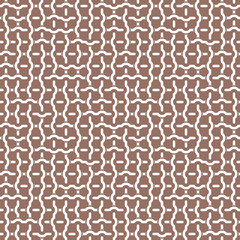 Geometric abstract pattern in midcentury style. Seamless vector