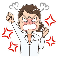 医師 薬剤師 医者 女性 女医 かわいい イラスト マンガ キャラクター