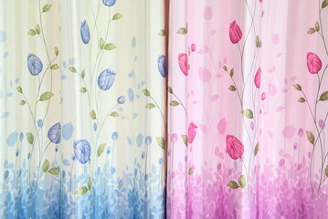 Background curtain, curtains, draperies hanging cloth.