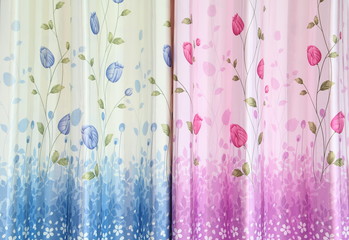 Background curtain, curtains, draperies hanging cloth.