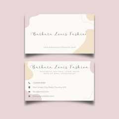 Naklejka na ściany i meble beauty Simple Fashion abstract business card design