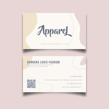 beauty modern fashion abstract business card design