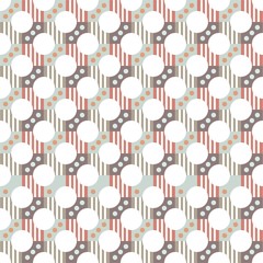 Colorful Brown Seamless Pattern With Circles, Abstract, Illustrator Pattern Wallpaper 