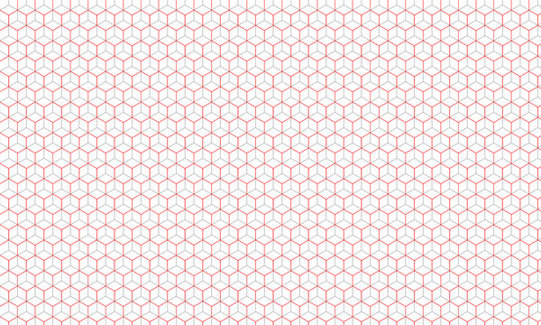 Fondo hex&aacute;gonos gris y rojo