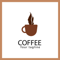 quality coffee template design logo favors for your brand