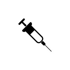 injection medical icon design vector template