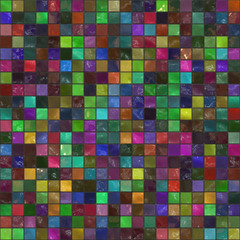 Ceramic kitchen or washroom wall tile, wallpaper & background in multi colors. Texture colourful.