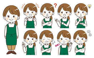 女性、店員、まとめ