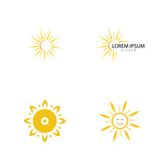 Sun Vector illustration Icon Logo Template design