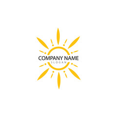 Sun Vector illustration Icon Logo Template design