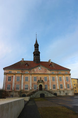 Fototapeta na wymiar view to old town hall in Narva, Estonia