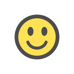 Smile Face Emoticon Icon Vector Symbol Illustration EPS 10