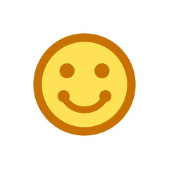 Smile Face Emoticon Icon Vector Symbol Illustration EPS 10