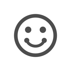 Fototapeta premium Smile Face Emoticon Icon Vector Symbol Illustration EPS 10