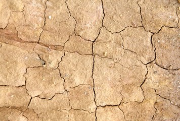 Background of rocks from clay and stone after a landslide