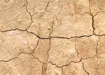 Background of rocks from clay and stone after a landslide