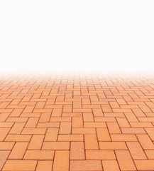 Paver brick floor also call brick paving, paving stone or block paving. Manufactured from concrete...