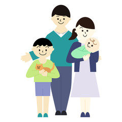 家族イラスト