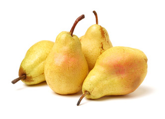 Tasty pear isolated on white background 