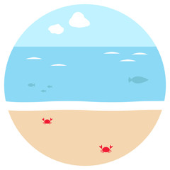 海　イラスト