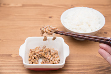 ご飯と納豆