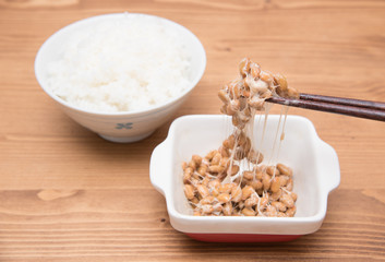 ご飯と納豆