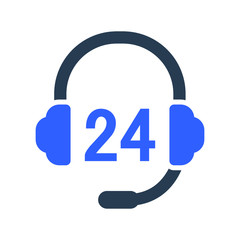 24 Hour Service Icon