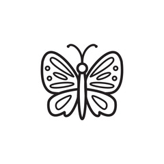 Butterfly icon vector design template