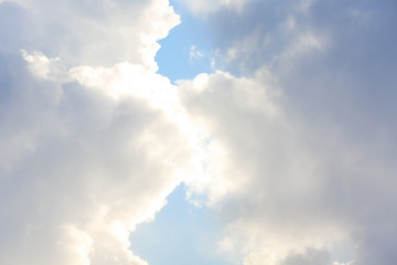 Obraz premium Picturesque view of beautiful sky with clouds