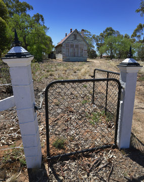 Deserted Old Primary School In North Central Victoria Australia