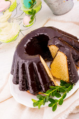 Delicious Polish Easter chocolate cake