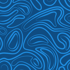 linear abstract blue background. seamless pattern