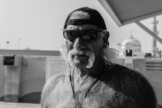 Portrait Of Senior Man Wearing Sunglasses