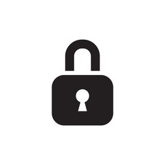 padlock icon vector design template