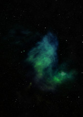 Small part of an infinite star field.