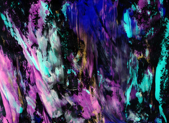 Abstract background, hand-painted texture, watercolor painting, splashes, drops of paint, paint smears. Design for backgrounds, wallpapers, covers and packaging, wrapping paper.