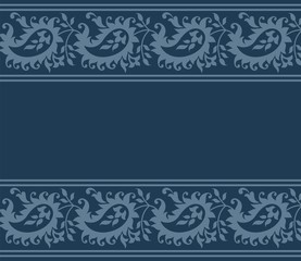 wedding card design, paisley floral pattern , India	