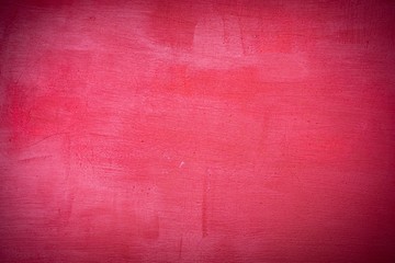Close up Texture Red color paint Brush marks stroke for paper graphic design on background