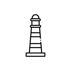 Lighthouse  Vector Icon Line style Illustrations.