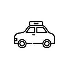 Car  Vector Icon Line style Illustrations.